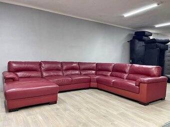 Kožená sedací souprava - prostorná