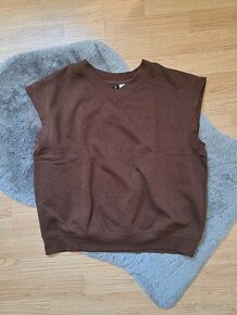 Dámská hnědá vesta H&M vel. M - 1