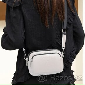Dámská kožená kvalitní kabelka Crossbody. NOVÁ