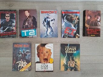 Knihy - Terminátor, Sám doma, Hvězdé války, E.T.,