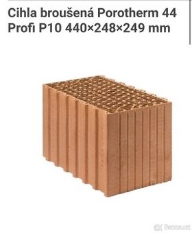 Cihla broušená Porotherm 44 cm
