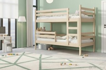 NOVÁ patrová postel palanda MASIV BOROVICE