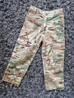 Dětské maskáče, kalhoty s kapsami - XS