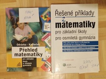Přehled matematiky a řešené příklady ZŠ