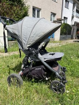 Dětský kočárek kombinovaný - sporťák, korbička