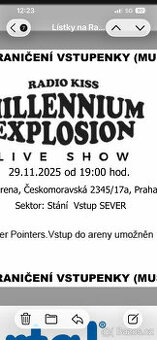 Radio Kiss Milennium Explosion - Stání