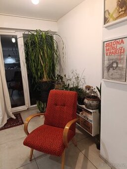 100%bytovy původní stav retro křeslo J. Šmídek,1957