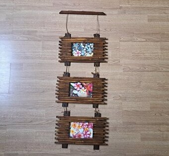 Ručně vyrobené teakové rámečky