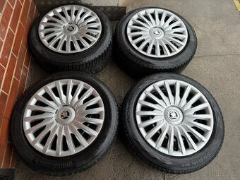 4ks 16" 5x112, škoda plech zimní 55%