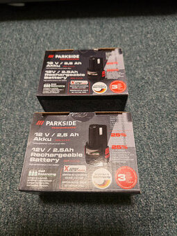 Baterie Parkside Perfomance 12V 2.5Ah Papk 12 A1 nové