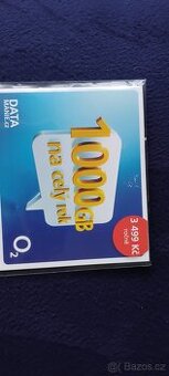 O2 datová SIM 1200gb