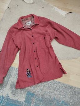 Teplá dámská košile L-XL