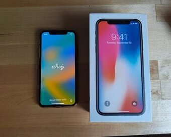 iPhone X 256GB – Top stav, kompletní balení
