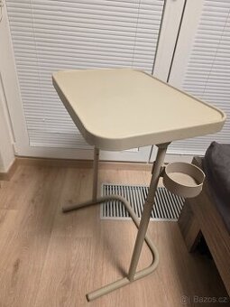 Polohovatelný kovový stolek IKEA skládací