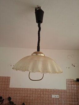 Starožitný stahovací lustr