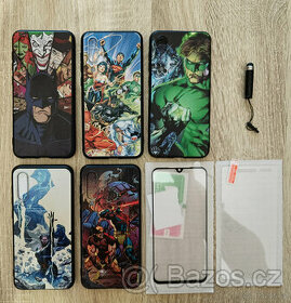 Kryty a Tvrzené skla Xiaomi Mi 9 SE a Honor 7 (Batman,X-Men)