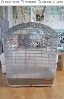 Klec Bird Jewel Vanesa tmavě šedá