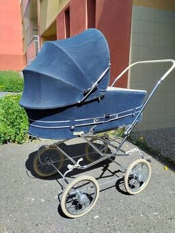 Retro kočárek Liberta pro miminko nebo Reborn