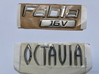 Škoda Fabia 2 - nápis na viko kufru