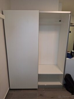 Šatní skříň, ikea, bílá