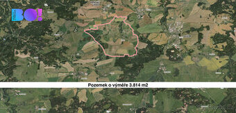 Prodej zemědělského pozemku, 3814 m2, Sedlo u Toužimi - 1