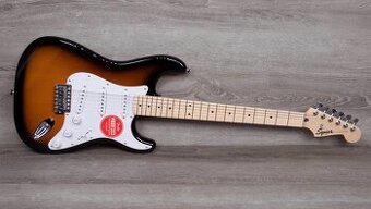 Squier Sonic Stratocaster Sunburst SSS - singly vč.obalu