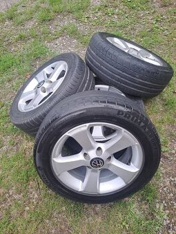 Alu kola 5x112 originál VW 205/55 R16 - 1