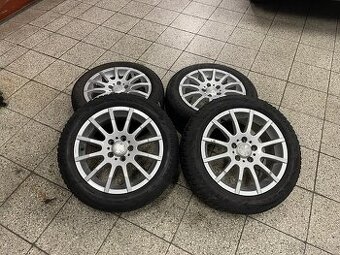 Litá kola R16 5x108 se zimními pneu 205/55R16