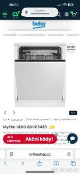 Myčka BEKO BDIN 16430