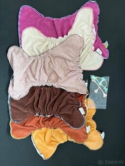 Látkové plenky na Snappi sponku