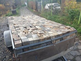 Špalíková dlažba dub 10x10x10