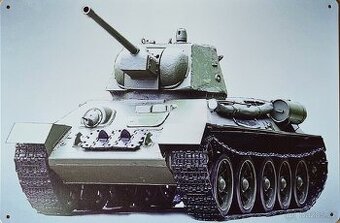 Kovová cedule 30x20 TANK T-34