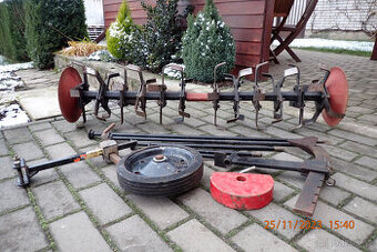 vari - rotavátor 120 cm + vodící kolo + brzd. radlička