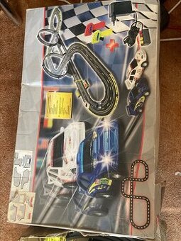 Autodráha kompletní, používaná, opotřebovaná