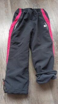 Vyteplené fleecem kalhoty vel. 110 zn. Kugo