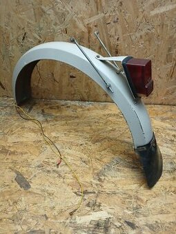 Babetta 207 šedý zadní blatník + zadní světlo + držáky