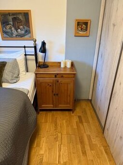 Komoda IKEA Leskvik, masiv, mořidlo antik