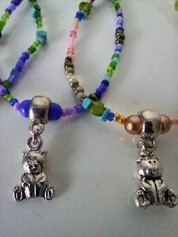 Originální náramky s přívěskem/slon, opice, medvídek....