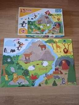 Maxi puzzle divoká zvířátka