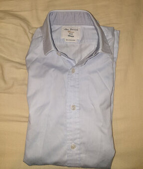 Košile TM Lewin 37 vel./14½, Fitted, máloprůsvitné