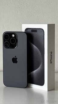 iPhone 15 Pro 128gb černý titan
