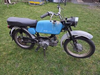 Jawa 23 Mustang bez TP, modrý, původní 3.