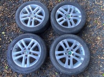 155. sada letní alu kola 205/55 r16 5x112 Škoda