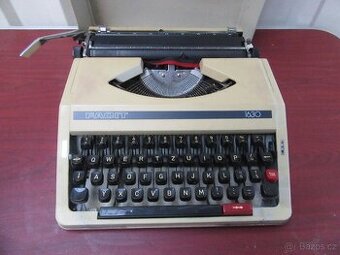 Nabízím starý psací stroj Facit. je funkční. Jen co je a fot