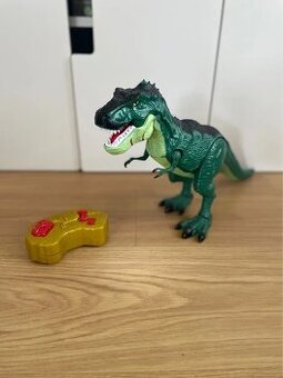 Dinosaurus - zvukové efekty a pára z pusy