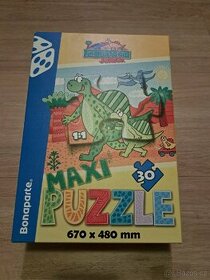 Prehistorické Junior Maxi Puzzle 670 × 480 mm