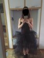 Tylová sukně černá - 1