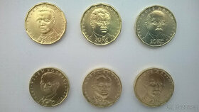 Dvě sady oběžných mincí 20 Kč ke 100.výročí republiky
