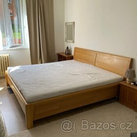 Manželská postel z masivu - 200 cm x 200 cm - 1