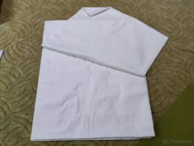 Bílá bavlněná látka na batiku, šití, mulčování, delka 15m